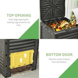 300L Garden compost bin with 48 vents Yellow 21531439