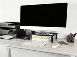 Adjustable Monitor Riser Stand, 3Level Height Adjustable Metal Monitor Stand with Ventilated Mesh 05957790