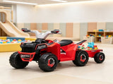 Red 6V Kids Electric Car Forward & Reverse, Wear-Resistant Wheels, for 1.5-3 Years Old 28609862