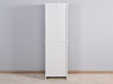 Bathroom Floor Storage Cabinet with 2 Doors Living Room Wooden Cabinet with 6 Shelves 15.75 11.81 14167354