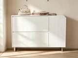 () 2-Drawer Flip-Up 1 Side Door with Bottom Lighting Shoe 28979393