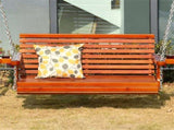 2 Seater Outdoor Patio Swing Chair-Brown 37604900
