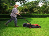13-Inch Electric Lawn Mower with 8 Gal Grass Collection Box, 3 Adjustable Cutting Heights, 99924079