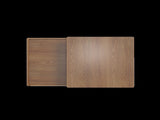 Luxury Walnut Wood Square Coffee Table with Large Hidden Storage, Expandable Tabletop Center Table W5909P533839