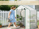 Garden Bed with Mini Greenhouse 71784940
