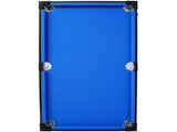 5-in-1 Multi-Game Table - Billiards, Push Hockey, Foosball, Ping Pong, and Basketball black/blue 86399614