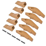 Weld-on Flush Mount L2520N-2AH Bucket Shanks 2A Bucket Teeth with Pins 5 Packs Fit for Many Small 03798286