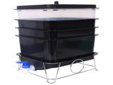 Worm Farm Composting Bin, 4 Tray Worm Compost Bin- for Recycling Food Waste at Home 31116453