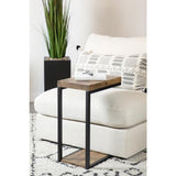 Black and Antique Nutmeg Snack Table B062P145588
