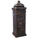 Mailboxs Mailboxes Residential The Court Large-Capacity Letter Box, Garden Floor Safety Mailbox, W465P230045