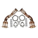 ZUN Front Left & Right Catalytic Converters for Porsche Cayenne 9P 4.8L V8 2007-2010 73962902