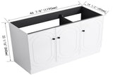48" Freestanding Bathroom Vanity & 3 Soft-Close Cabinet Doors -Excluding Sink W999P241069