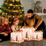 3 PCS Lighted Christmas Gift Box Christmas Decoration 68166477