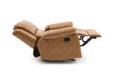 Charlotte Saddle Leather Gel Glider Recliner B050P322573
