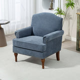 Accent Chair.Nailhead Trim Armchair for Living Room,Comfy Chenille Club Sofa Chair,Springs Cushions W3042P262907