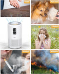 ZUN Home large room air purifier with lighting up to 1076ft², VEWIOR H13 True HEPA Air Purifier with 10556860