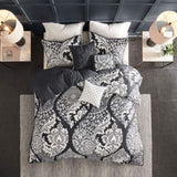Full/Queen 6 Piece Printed Duvet Cover Set B03597369