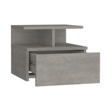 Nightstand Floating Flopini, Bedroom, Concrete Gray B092142830