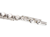Nickel Plated C Closed Hole Concert Band Flute with E Key 00240637