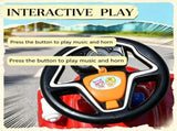Red Toddler Fire Truck Ride-On Toy Music, Horn & Under-Seat Storage For Kids 18-36 Months 70481747