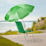 Folding Beach Chair with Umbrella Adults, Lightweight Porable Camping Chair with 265lbs Capacity 73128720