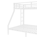 Metal Twin XL over Queen Bunk Bed for Teens and Adults,Space-Saving/Noise Reduced/No Box Spring W1580P309634