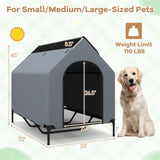 33" x 52" pet house with windows 34181658