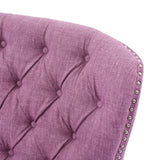 Mirod Vintage-Inspired Upholstered Lounge Chair with Nailhead Trim ,Solid Wood Legs for Stability N760P253374P