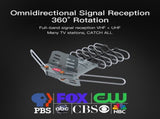 28-36dB 360&deg UV Dual-band Outdoor Antenna with Stand Black 67305137