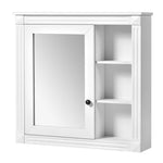 ZUN Bathroom Medicine Cabinet with Mirror, Wall Mounted Mirror Cabinet with Storage Organizer, Over the 59822428