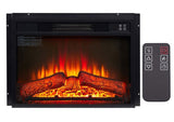 Electric Fireplace Insert 23" 1400W 120V ,Equipped with remote control, ultra thin heater with log 57410382