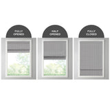 Basketweave Room Darkening Cordless Roman Shade B035129712