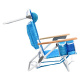 ZUN 1PCS Backpack Beach Chairs for Adults Beach towel backpack beach chairs for adults 5 position chair 22418864