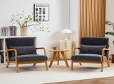 Mid-Century Modern Accent Chair, Arm Chair Living Room Chairs Pillow Upholstered Reading Chair 99082849