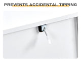 Handle-Free 6-Drawer Storage Cabinet Chest of Drawers with USB-Powered RGB LED Strip 79489683