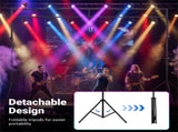 4.68.7 Ft Foldable Tripod Stage Light Stand 10-Height Adjustable Metal Truss for DJ Wedding Concert 44087859