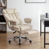 Office Chair, Big and Tall Executive Office Chair with Footrest, Leather Computer Chair, Ergonomic W2367P212099