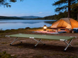 RHB-03A Portable Folding Camping Cot with Carrying Bag Army Green 27860141