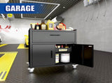 2 Door 1 Drawer Tools for Garage, Lockable Garage Storage, Locking Metal Storage 17815795
