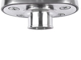 Finned Oval Polished Aluminum Valve Cover Breather & PCV Valve Combo for 1-1/4" Hole 20479164