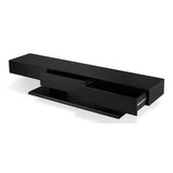 Black 3-Drawer TV Stand B062P189128