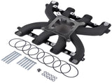 300-132 Single Plane Carb Intake Manifold Black Fits for GM LS Gen III IV LS1 LS2 LS6 13579267