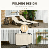 ZUN Folding Lounge Chairs / beach chair （Prohibited by WalMart） 37435835