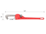 Self-pickup is not supported.4Pcs 8&10&14&24-inch Straight Heavy Duty Pipe Wrench Set Plumber 83611342