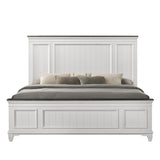 Clelane Wood Bedroom Set with Shiplap Panel Queen Bed, Dresser, Mirror, and Nightstand T2574P202585