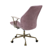 ZUN Pink Office Chair with Swivel B062P215467