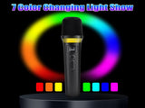 Wireless Handheld Microphone, 164FT 2.4GHz Transmission, Cardioid Noise Reduction, Plug and Play 37266757