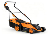12Amp Corded Push Lawn Mower, 14 Inch Cutting Width Electric WalkBehind Mower with 5Position 33090510