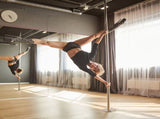 Stripper Dance Pole 45mm Spinning Static Dancing Pole with 88-108.1in Adjustable Height 551LBS 97088499