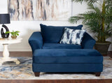 Camero Fabric Pillowback Chair with Ottoman Set T2574P195449